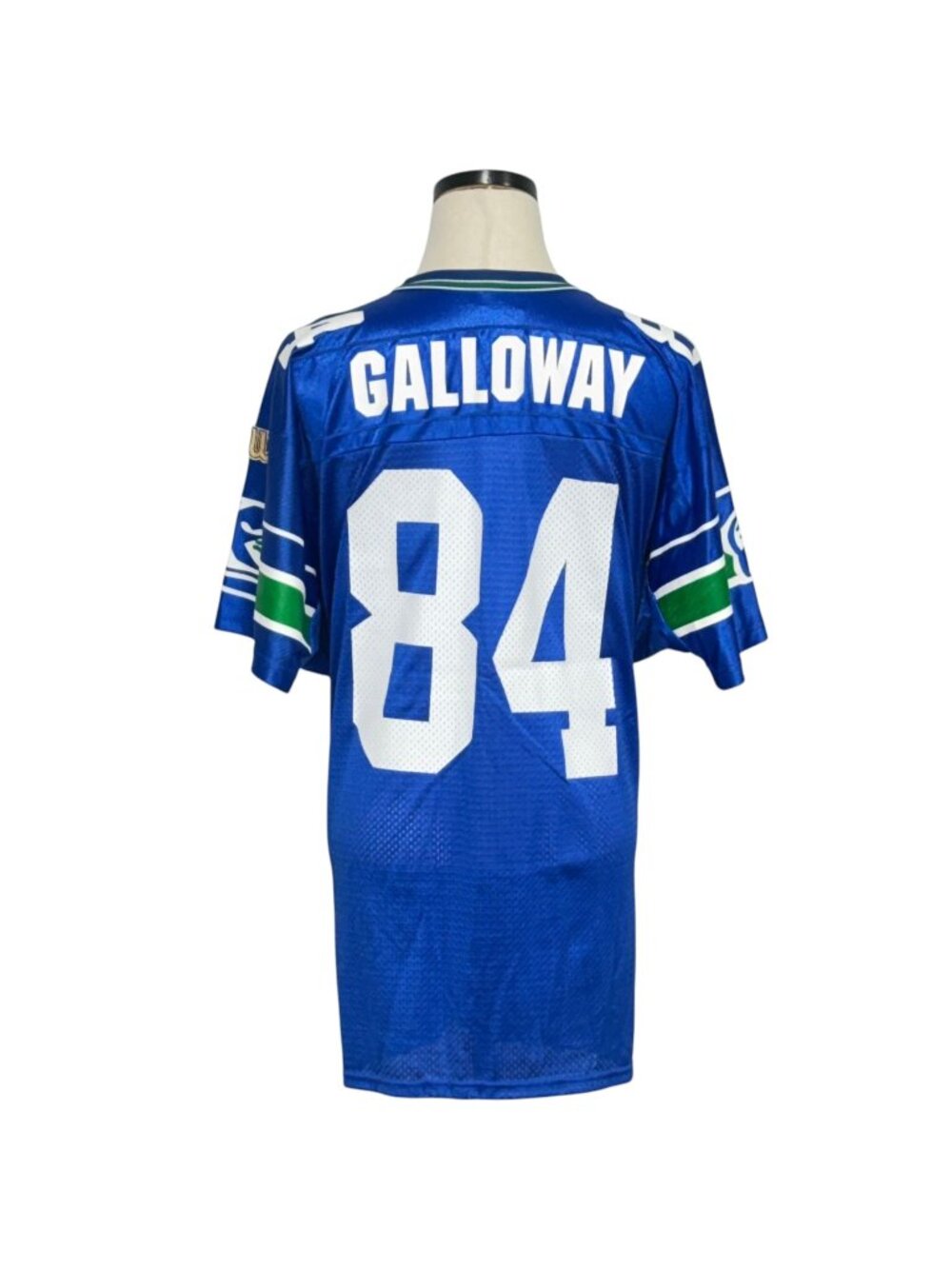 Wilson Seahawks Joey Galloway #84 Vintage 90s Blue NFL Jersey Large Made In USA